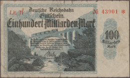 Deutschland - Reichsbahn / Reichspost: Lot Mit 47 Notgeldscheinen Verschiedener - Otros & Sin Clasificación