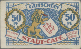 Deutschland - Notgeld - Hamburg: Hamburg, Stadt-Café Broihan, 50 Pf., O. D. - 31 - [11] Lokale Uitgaven