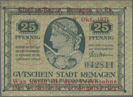 Deutschland - Notgeld - Rheinland: Remagen, Glocken-Bazar, 25 Pf., 9.10.1921, Mi - [11] Emissions Locales