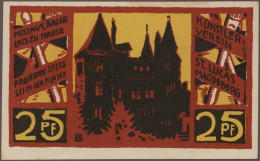 Deutschland - Notgeld - Sachsen-Anhalt: Magdeburg, Künstlerverein St. Lucas, 25, - [11] Local Banknote Issues