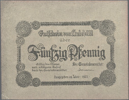 Deutschland - Notgeld - Schleswig-Holstein: Halebüll, Gemeinde, 6 X 50 Pf., 1921 - [11] Local Banknote Issues