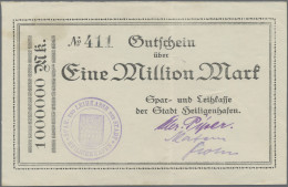 Deutschland - Notgeld - Schleswig-Holstein: Heiligenhafen, Spar- Und Leihkasse, - [11] Local Banknote Issues
