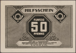 Deutschland - Notgeld - Schleswig-Holstein: Lübeck, 1. Nordischer Briefmarkensam - [11] Local Banknote Issues