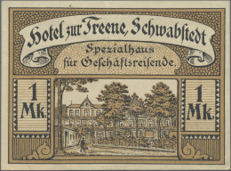Deutschland - Notgeld - Schleswig-Holstein: Schwabstedt, Hotel Zur Treene, 1 Mar - [11] Local Banknote Issues
