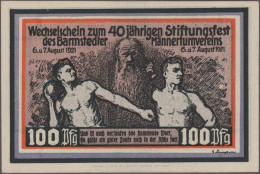 Deutschland - Notgeld - Schleswig-Holstein: Serienscheine, 49 Bessere Scheine Au - Lokale Ausgaben