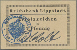 Deutschland - Notgeld - Westfalen: Lippstadt, Reichsbank, 1 Pf., O. D., Erh. I - Sonstige & Ohne Zuordnung
