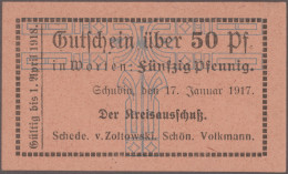 Deutschland - Notgeld - Ehemalige Ostgebiete: Kleingeldscheine, Hübscher Altbest - Sonstige & Ohne Zuordnung