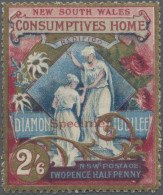 New South Wales: 1897, Diamond Jubilee And Hospital Charity, 2½d. (2s.6d.) Gold/ - Covers & Documents