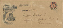 Queensland - Postal Stationery: 1904, 1d Orange QV Printed-to-order Envelope, Ma - Briefe U. Dokumente