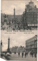 CPA Carte Postale Irlande Dublin Sinn Fein Rebellion Sackville Street Before And After 1920VM80228 - Dublin