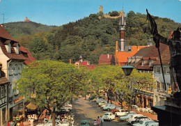 6940 WEINHEIM An Der Bergstraße Marktplatz Mit Blick Zur Wachenburg Und Burgruine Windeck Autos - Weinheim