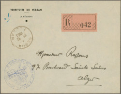 Fezzan: 1950, Registered, Free Of Charge Cover From Cds "SEBHA 21 12 1950 FEZZAN - Brieven En Documenten