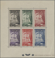 Fezzan - Postage Dues: 1950, 1 F - 20 F, Complete Set As Collective, Perforated - Storia Postale