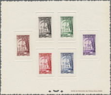 Fezzan - Postage Dues: 1950, 1 F - 20 F, Complete Set As Collective "Epreuve De - Storia Postale