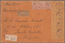 Columbia: 1897 Registered Cover From Barranquilla, Colombia To Puerto Cabello, V - Colombie
