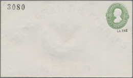 Mexico - Postal Stationary: 1874, Envelope 10 C. Green With District Ovpt. 3080 - México