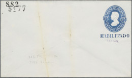 Mexico - Postal Stationary: 1882, Envelope 25 C. With District Ovpt. 5177 (Zacat - Mexiko
