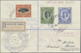 Tin Can Island: 1932: Registered Tin Can Mail From Niuafao'ou To Bern (Switzerla - Oceania (Other)