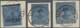 Cap Of Good Hope: 1900 Mafeking 'Goodyear' 1d. Deep Blue As Well As 'General Bad - Kap Der Guten Hoffnung (1853-1904)