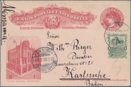 Uruguay - Postal Stationery: 1902/1903, Three Uprated Pictorial Cards Commercial - Uruguay