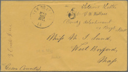 Confederated States Of America: 1863, Two Union Soldiers Letters Marked "New Orl - 1861-65 Confederate States