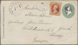 United States: 1880, Jackson 2 C Vermillion On Washington 3 C Green Postal Stati - Altri & Non Classificati