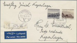 Airmail - Europe: LIECHTENSTEIN, 1946, Versuchsflug Zürich-Kopenhagen Auf LP-Bri - Europe (Other)