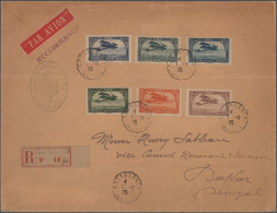 Airmail - Overseas: 1925 (1 June) First Flight Casablanca-Dakar: Registered Cove - Andere & Zonder Classificatie