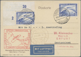 DO-X - Air Mail: 1930, 13.11. Erster Überseeflug Europa-Amerika Des Dornier - Fl - Posta Aerea & Zeppelin