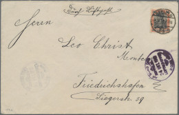 Zeppelin Mail - Germany: 1919, Bodenseefahrt, Germania 30 Pf. Ab "Berlin N54 24. - Posta Aerea & Zeppelin