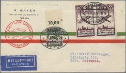 Zeppelin Mail - Germany: 1930, Südamerikafahrt Ab Danzig 14.5.30, Etappe Bis Rec - Airmail & Zeppelin