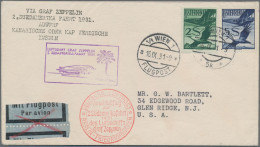 Zeppelin Mail - Europe: 1931, 2. Südamerikafahrt, Zuleitung Österreich, Brief Mi - Europe (Other)