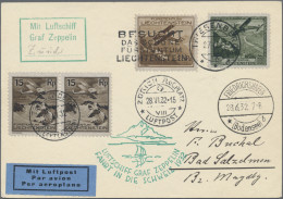 Zeppelin Mail - Europe: 1932, LIECHTENSTEIN, Schweizfahrt Abwurf Zürich Auf Kart - Europe (Other)