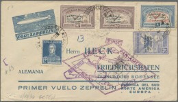 Zeppelin Mail - Overseas: 1930 Zeppelin 'Return From South Amerika And Round Fli - Zeppeline