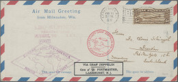 Zeppelin Mail - Overseas: 1930 Zeppelin 'Return From South Amerika Round Flight' - Zeppelines