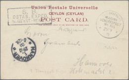 German Ship Post - Marine: 1900, Two Military Mail Cards With Navy Mail Postmark - Autres & Non Classés