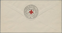 Thematics: Red Cross: 1870, Portofreiheitsumschlag Mit Rs. Rotkreuz-Eindruck "BA - Cruz Roja