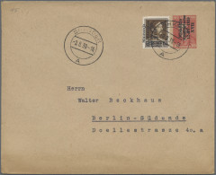 Albania - Postal Stationery: 1939, 10 Q Brick-red Overprint Postal Stationery Co - Albanie