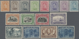 Belgium: 1915 King Albert I And Landscapes Definitives, 16 Mnh Values (the 1919 - Nuevos