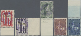 Belgium: 1928, "Stampdays Antwerp", Orval Set Hand Overprinted For The Antwerp S - Unused Stamps