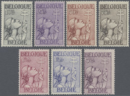 Belgium: 1933, Tuberculosis Semipostals, Complete Set Of 7 Values, Mnh. - Neufs