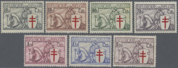 Belgium: 1934, Tuberculosis Semipostals, Complete Set Of 7 Values, Mnh. - Ungebraucht