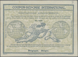 Belgium - Postal Stationery: 1907 Ff. Intern. Reply Coupon "Rom" 0.28 Fr. Showin - Other & Unclassified