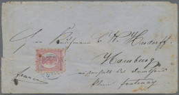 Finland: 1874, 40p. Rose-carmine, Single Franking On Cover From "TAVASTEHUS" To - Lettres & Documents