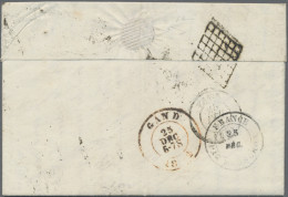 France -  Pre Adhesives  / Stampless Covers: 1851, Entire Stampless Letter With - Autres & Non Classés