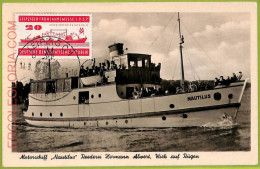 Ad3239 - Germany - Postal History - MAXIMUM CARD -  1957 Ships - Ships