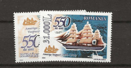 2004 MNH Romania Mi 5793-94 - Nuovi