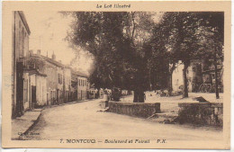 46 MONTCUQ  Boulevard Du Foirail - Montcuq