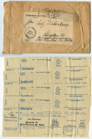 Germany 1931 Postscheckamt (Postal Check Office) Cover; Hannover To Schiplage; 18 Zahlkartes (Payment Cards) - Covers & Documents