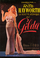 CPM* Film " GILDA" Rita Hayworth, Glenn Ford, De Charles VIDOR * Affiche Vintage Columbia * SUP - Affiches Sur Carte